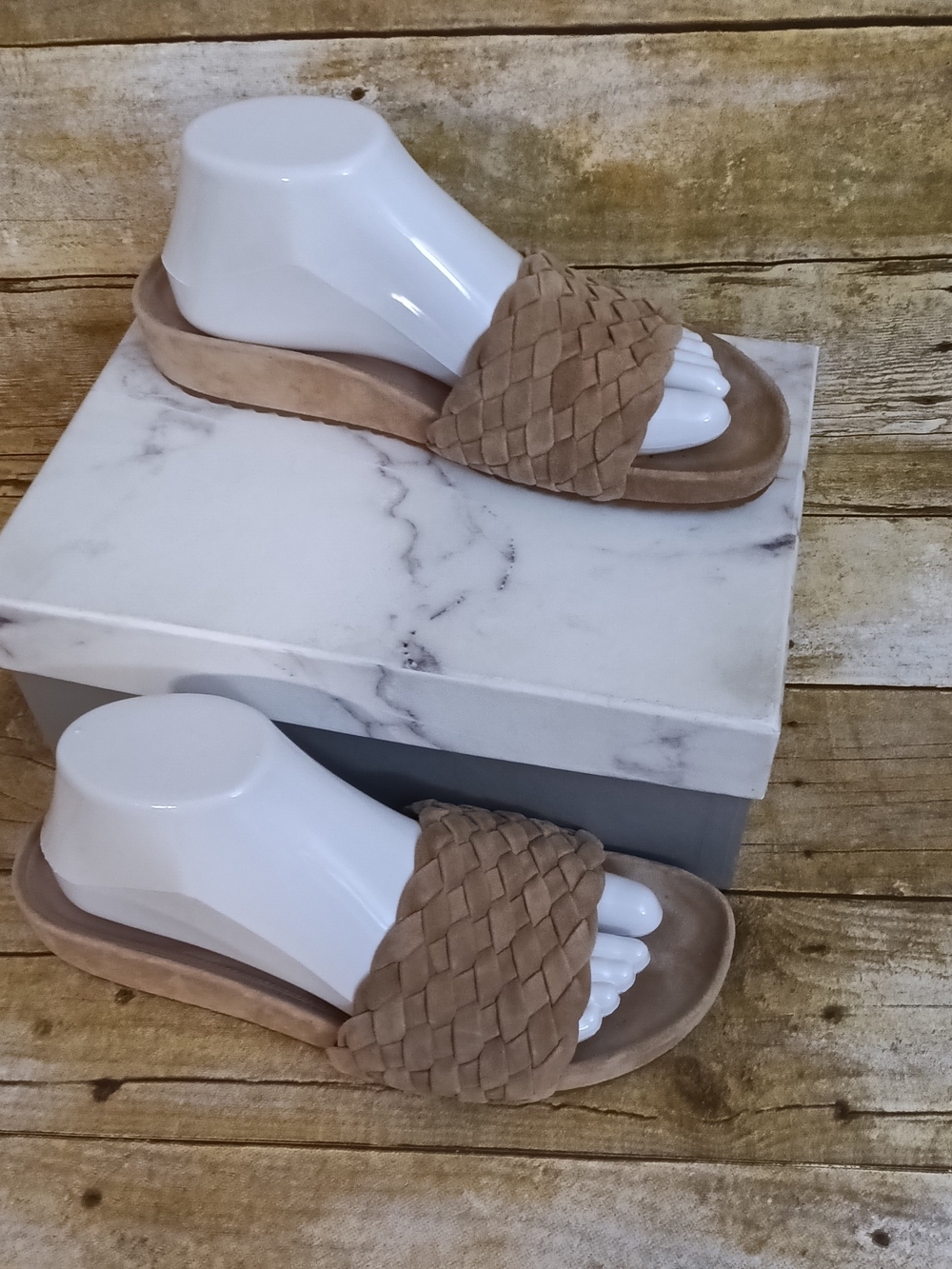 Cole Haan Woven Slide Sandals - Picture 3 of 5
